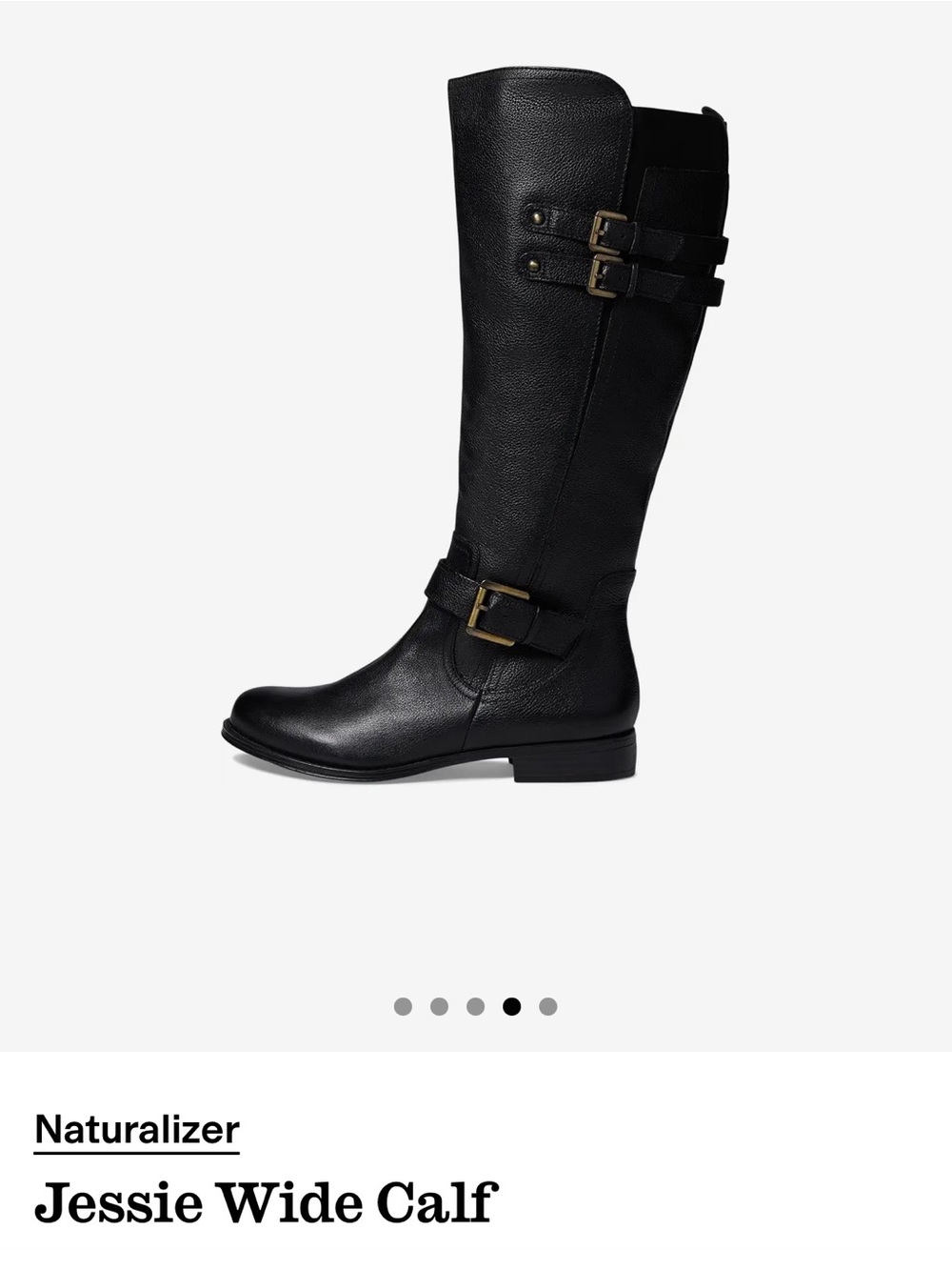 EUC❤️NATURALIZER❤️ Jessie Wide-Calf Boots size 6.5
